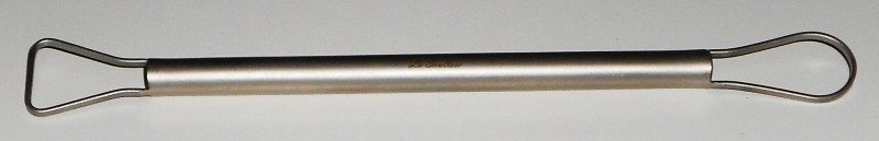 Mirette en acier inoxydable avec lame en acier des deux côtés 19cm LSS381