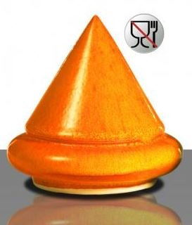 Glaze orange brillant 100 grammes de poudre 1020 - 1080 ° C.