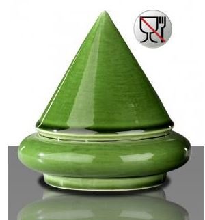 Glaze vert brillant 100 grammes de poudre 1020 - 1080 ° C.