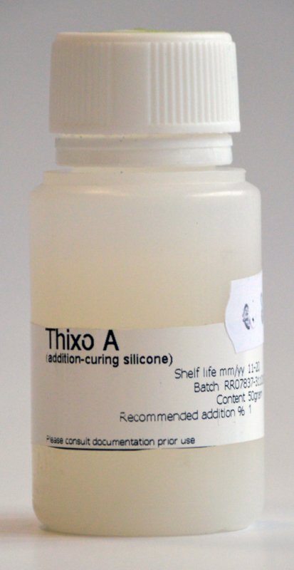 Thixo ou épaississant pour caoutchouc de silicone additif souple pour moules délicats 50 grammes